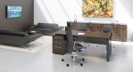 Fulcrum CE - Single Pedestal Executive Desk